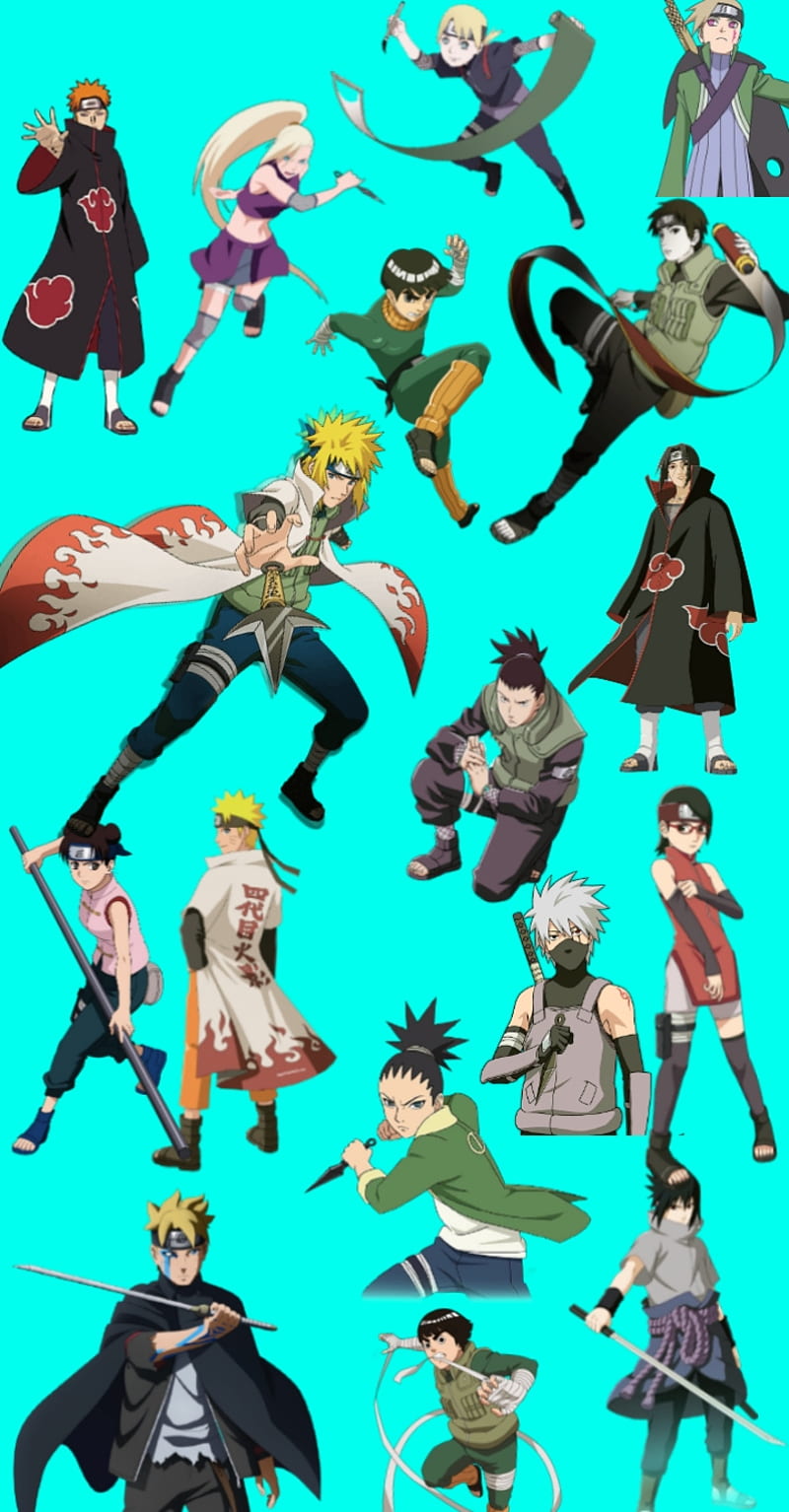 Naruto e boruto, boruto, metal lee, minato, nagato, naruto, rock lee, sarada, shikadai, yahiko, HD phone wallpaper