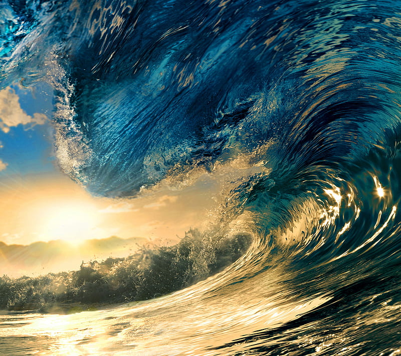 Wave Ocean, sun, water, HD wallpaper | Peakpx