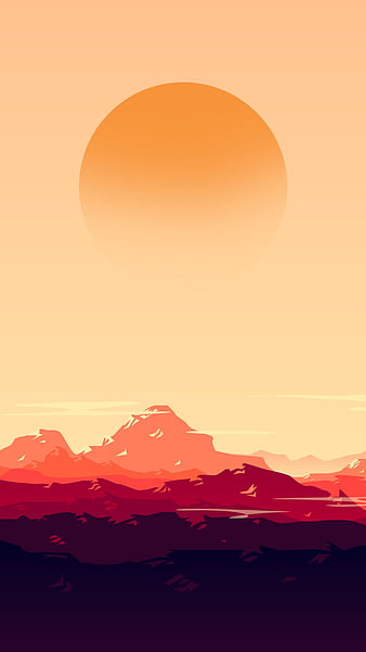 Creative Landscape Minimalist Style Mobile Wallpaper Background Wallpaper  Image For Free Download - Pngtree