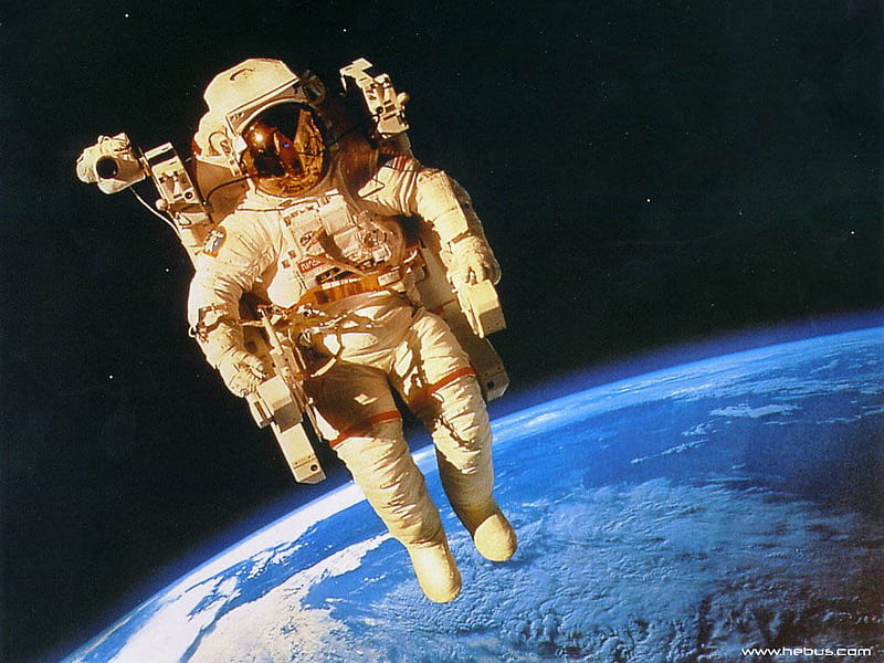 Astronaut, cosmonaut, nasa, spacewalk, HD wallpaper
