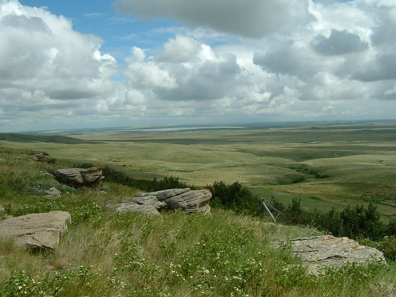 Head Smash In Buffalo Jump, near Fort McLeod, Prairies, Alberta, HD ...