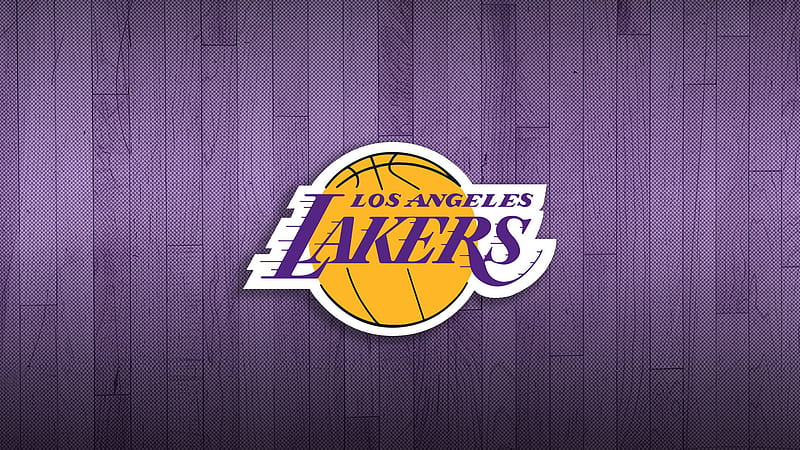 Lakers Logo In Light Amethyst Background Basketball Sports, HD wallpaper