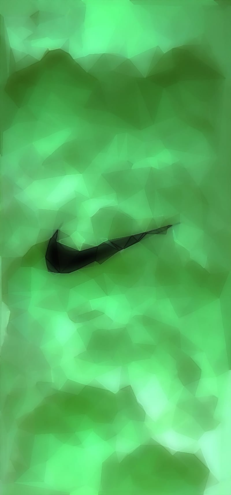 Dark Nike Greensmoke, green, just do it, smoke, HD phone wallpaper