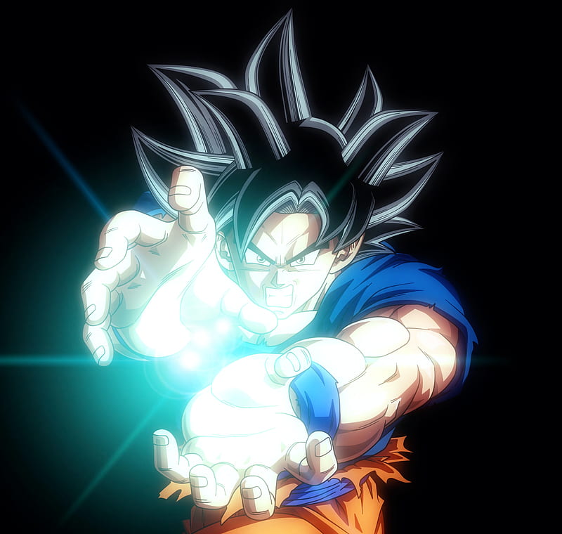 Ultra Instinct Goku, kamehameha, HD phone wallpaper