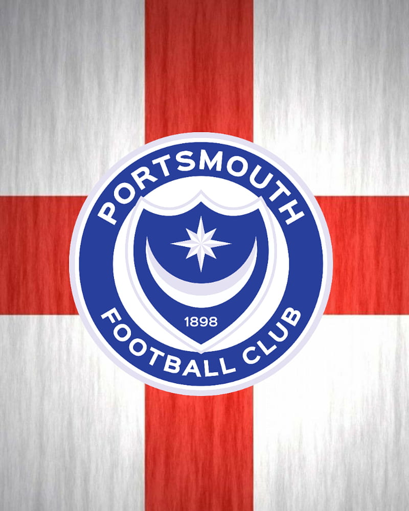 Portsmouth fc, england, england flag, football, football club, pompey, st george, st george flag, HD phone wallpaper