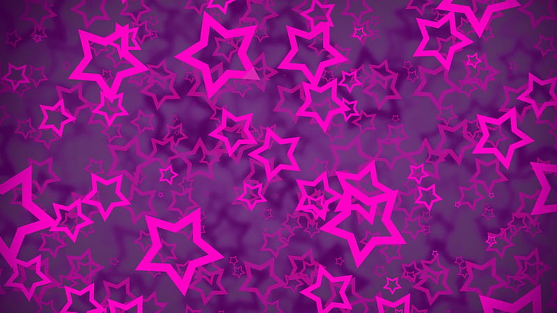 Purple Stars, purple background, shapes, stars, purple, graphics, abstract, HD wallpaper
