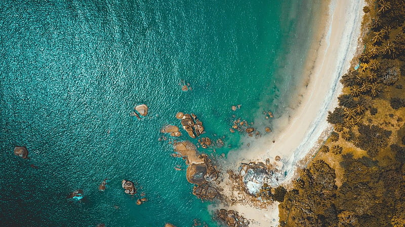 Aerial View Of Ocean, HD wallpaper