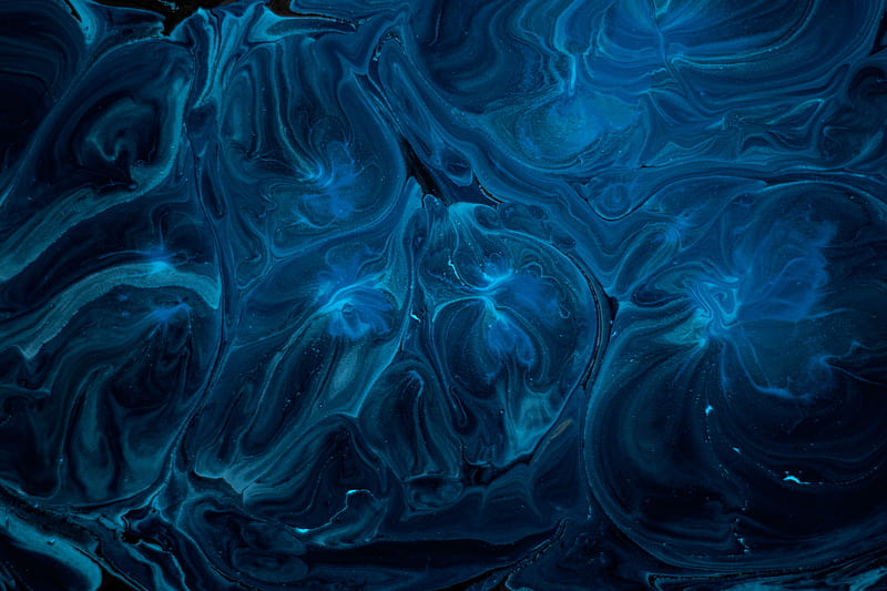 paint, stains, blue, spots, HD wallpaper