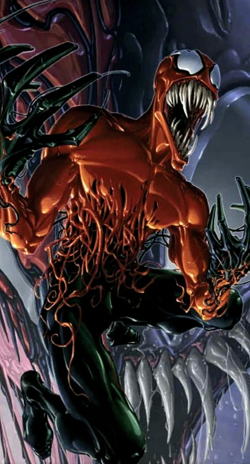 Carnage, marvel, spiderman, venom, HD phone wallpaper | Peakpx