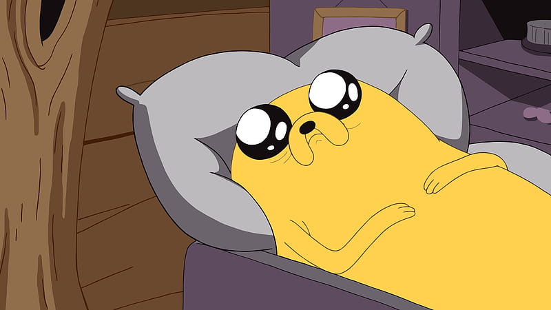 adventure time, pillow, time, jake, adventure, HD wallpaper