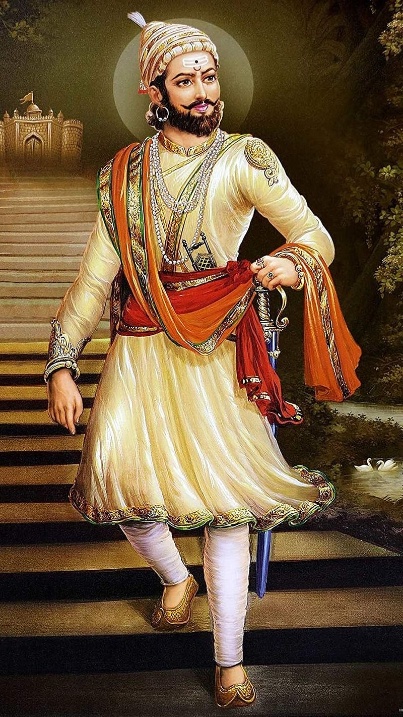 Shivaji Maharaj Painting, shivaji maharaj, chhatrapati shivaji ...