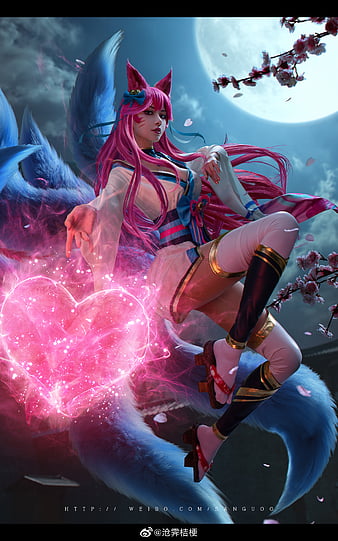 Cosplay Asian women Ahri League of Legends League of Legends