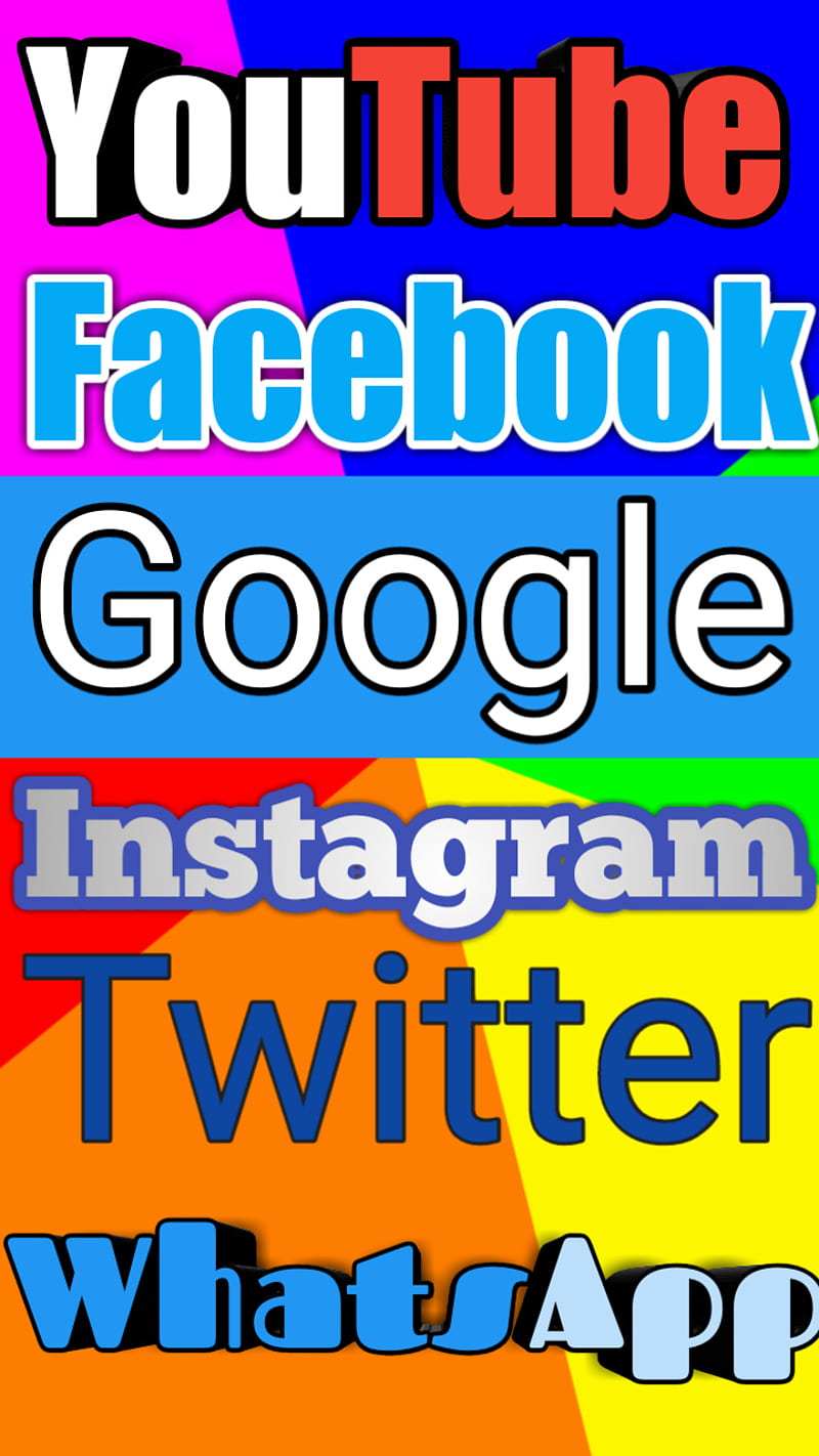 Youtube, faceboo, googl, instagra, wallpape, HD phone wallpaper
