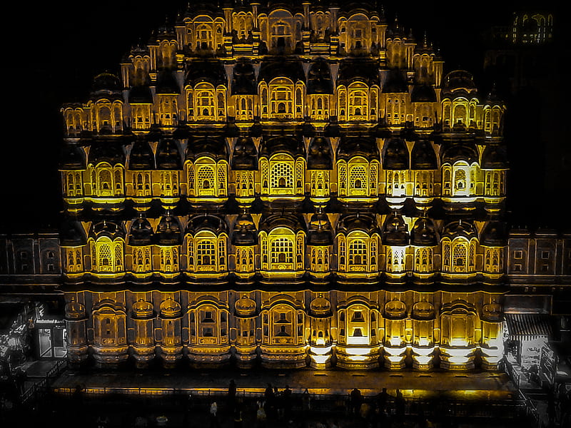 HD golden temple at night wallpapers | Peakpx