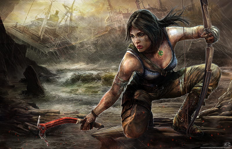 Tomb Raider Art, tomb-raider, lara-croft, artwork, artist, , digital-art, HD wallpaper