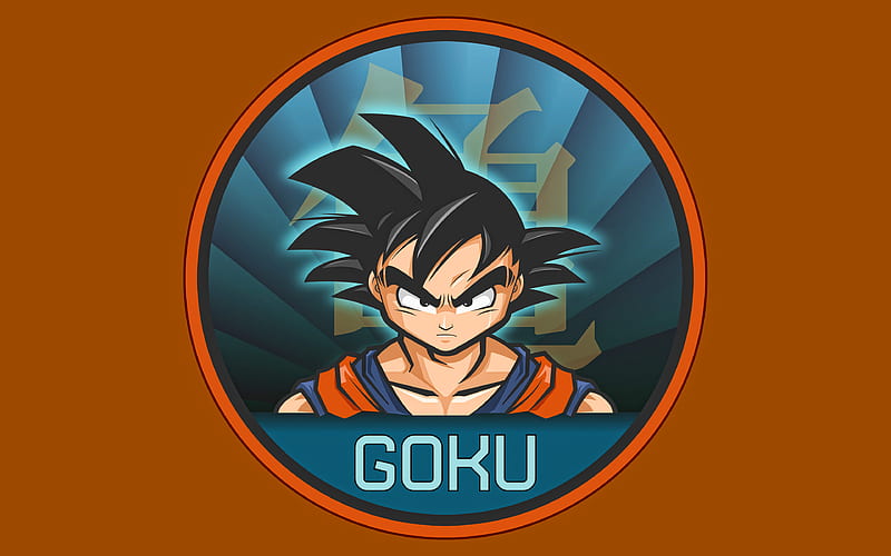 Son Goku, minimalism, DBS characters, Dragon Ball, fan art, Dragon Ball Super, DBS, artwork, Son Goku DBS, HD wallpaper