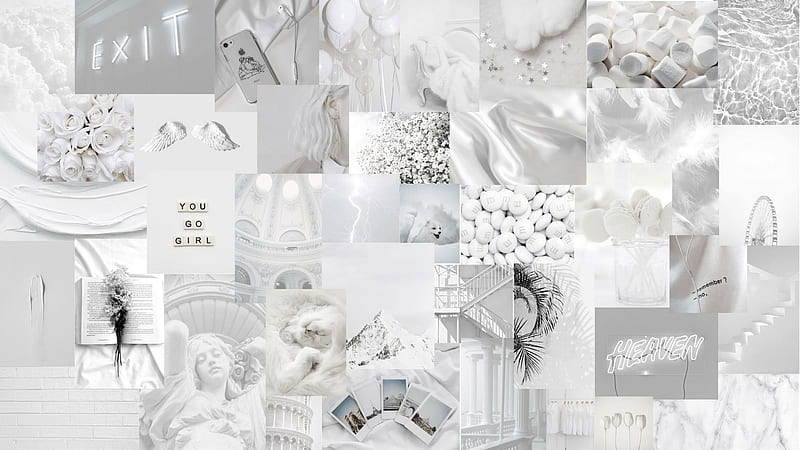 Collage Of White Aesthetic White Aesthetic, HD wallpaper | Peakpx