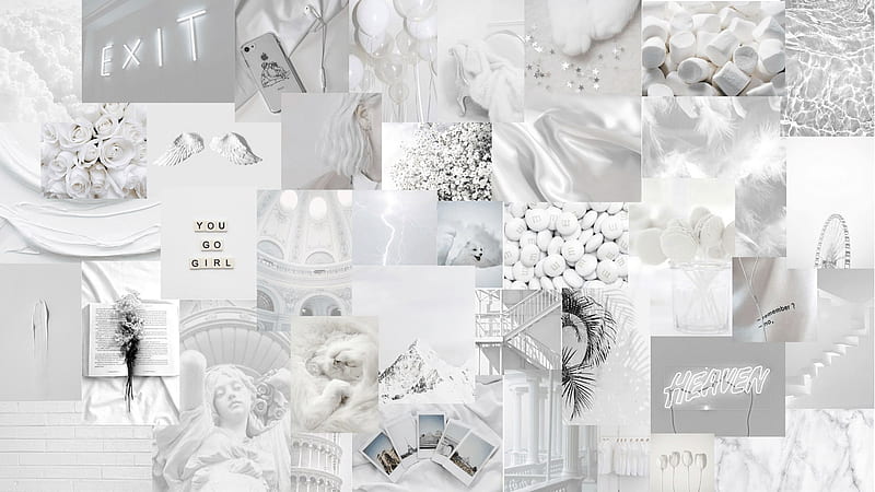 Collage Of White Aesthetic White Aesthetic Hd Wallpaper Peakpx