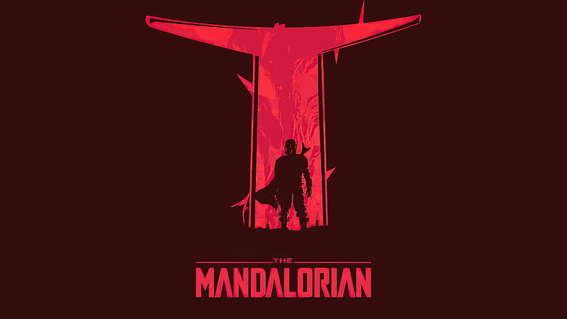 The Mandalorian Minimal Cool, HD wallpaper