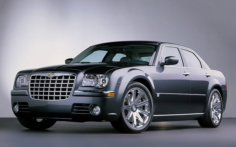 Chrysler, Chrysler 300, Black Car, Car, Chrysler 300C, Concept Car, Full-Size Car, Luxury Car, Sedan, HD wallpaper