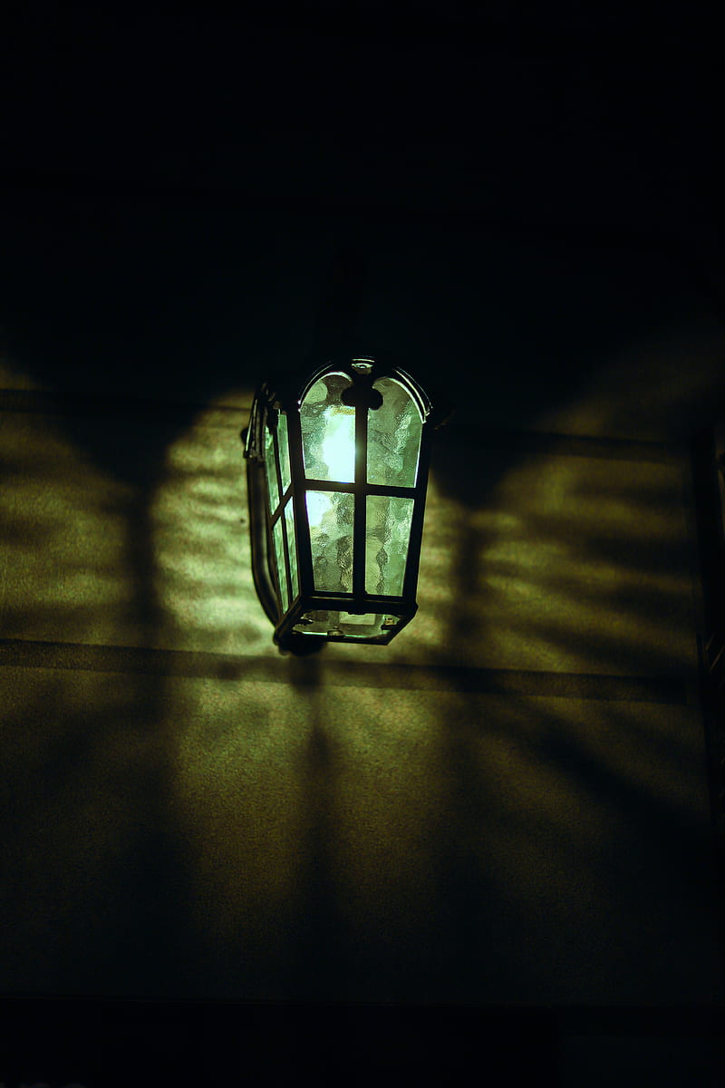 lamp, light, lighting, night, dark, HD phone wallpaper