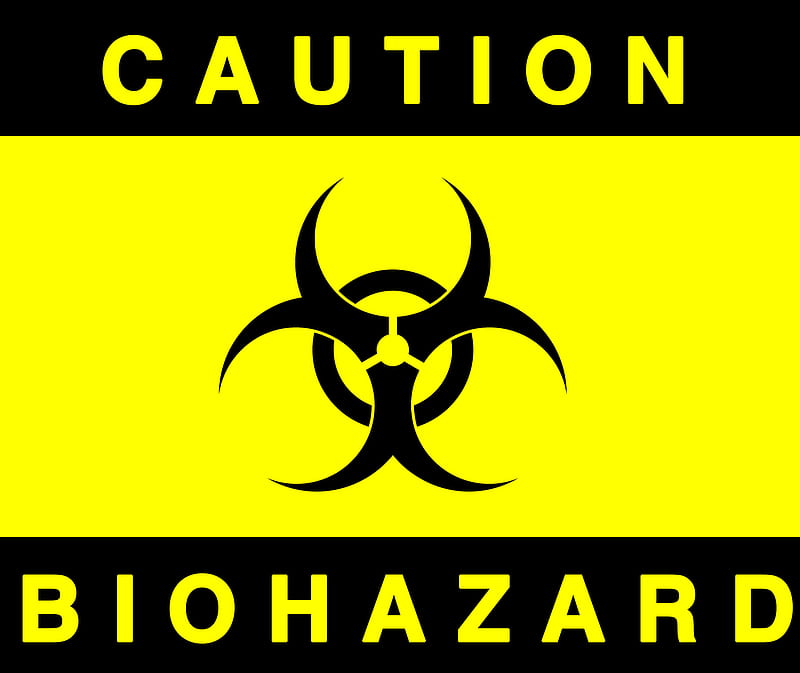 Biohazard, symbol, HD wallpaper