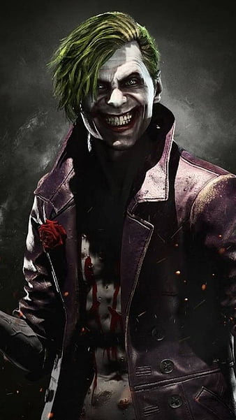 Joker, fanart, haha, paint, smile, HD phone wallpaper | Peakpx