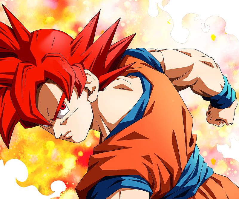 Dragon Ball, Dragon Ball Super, Goku, Super Saiyan God, HD wallpaper