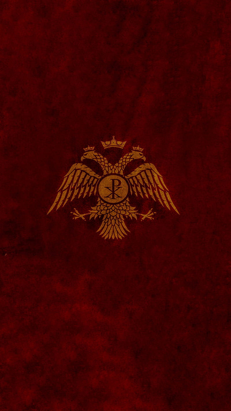 Roman byzantine, red, flag, Orthodox, Christian, imperial, royal, HD phone wallpaper