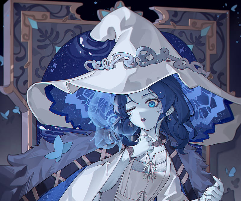 Wallpaper Ranni The Witch, Elden Ring, Anime Style, Boss, Blue