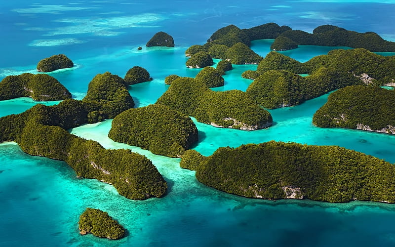 Bahamas, islands, tropics, ocean, paradise, HD wallpaper