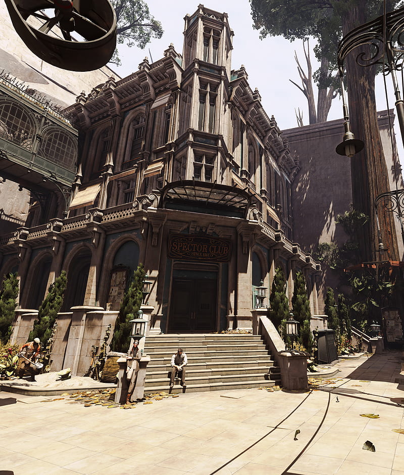 Dishonored DOTO, club, dishonored, hotel, house, houses, mansion, HD phone wallpaper