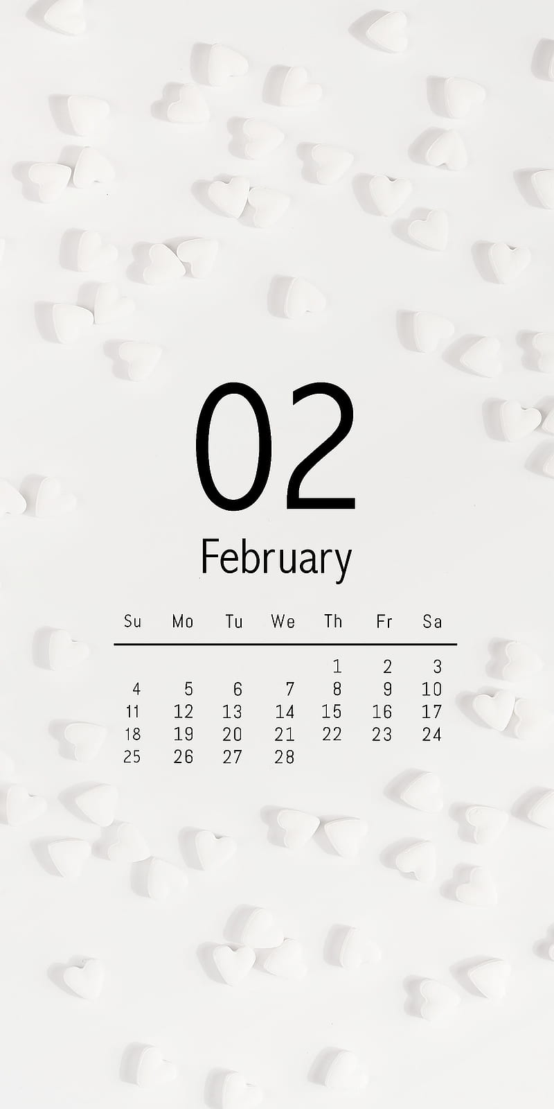 Second Month, feb, february, calendars, desenho, HD phone wallpaper