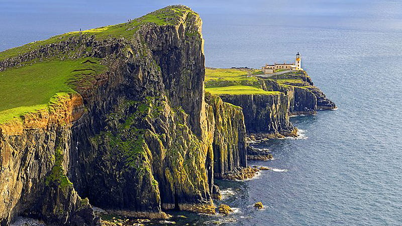 Neist Point Lighthouse Isle of Skye Scotland Travel, HD wallpaper