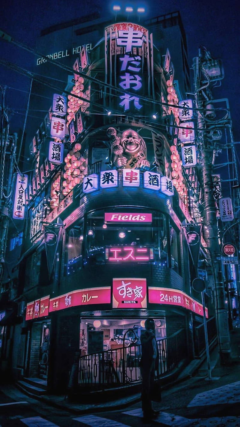 japan, building, city, shibuya, shinjuku, tokyo, HD phone wallpaper