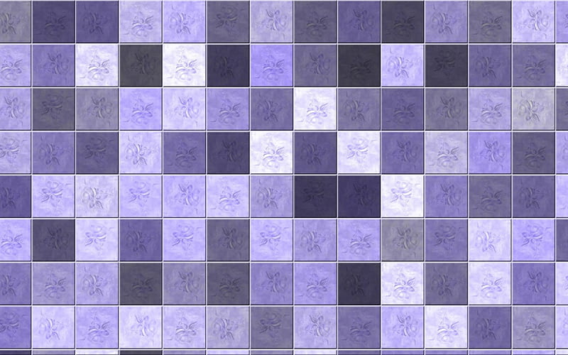 purple, square, texture, black, white, abstract, blue, HD wallpaper