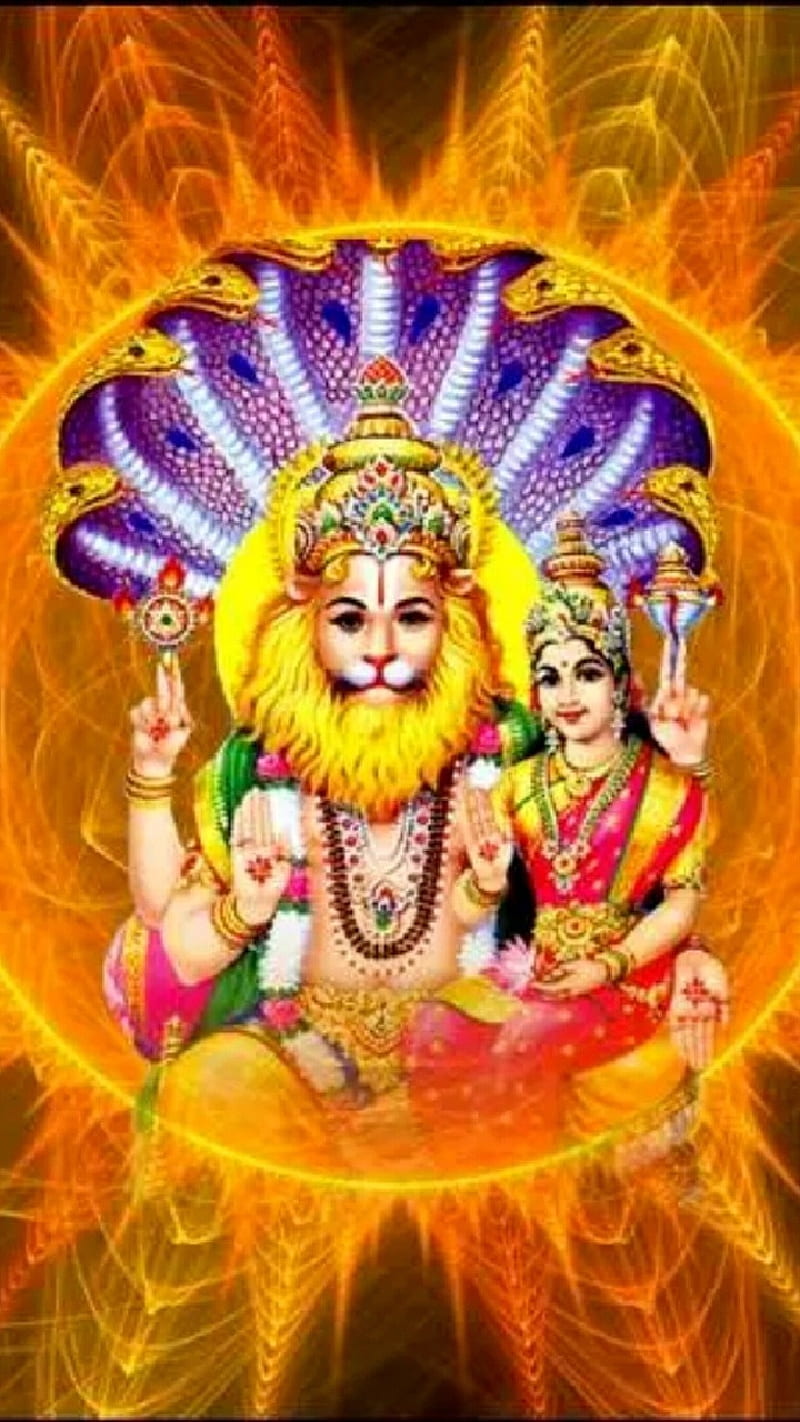 Narasimha, hindu god, power, strong, ultimate power, HD phone ...