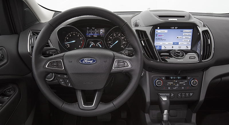 2017 Ford Escape Titanium EcoBoost 4WD - Interior, Cockpit , car, HD wallpaper