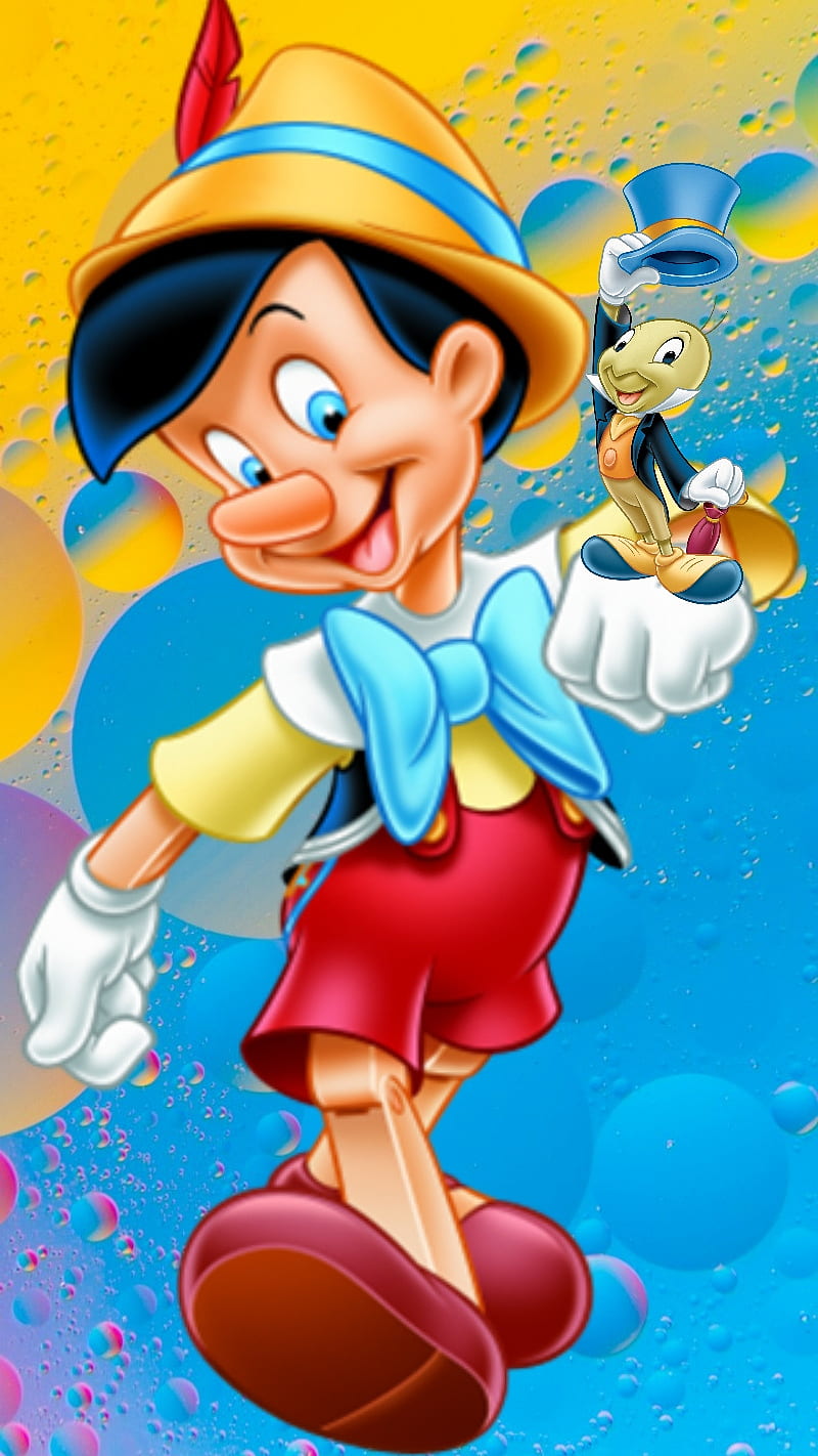 Pinocchio, wood, blue, HD phone wallpaper