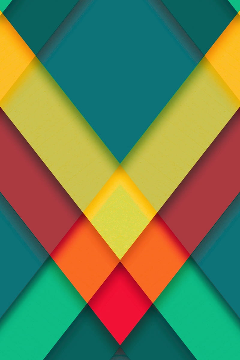 Material design 345, material design, , triangles, colorful, pattern ...