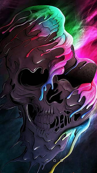 Neon Flow. iphone neon, Painting , Colorful, Paint Drip HD phone wallpaper