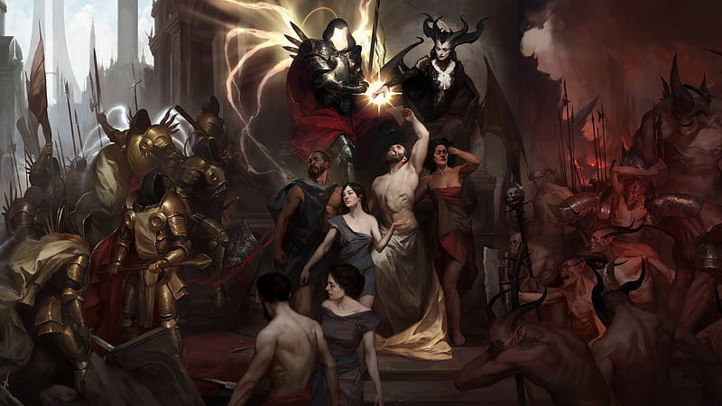 Diablo 4 Demon Warriors Diablo 4, HD wallpaper