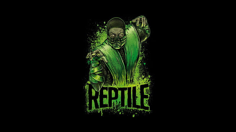 Reptile Mortal Kombat, HD wallpaper
