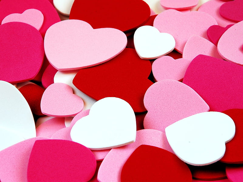 tons of hearts-love, HD wallpaper