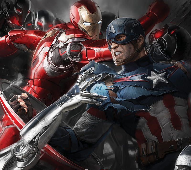 Avengers AoU, age ultron, capitain america, marvel, super heroes, HD wallpaper