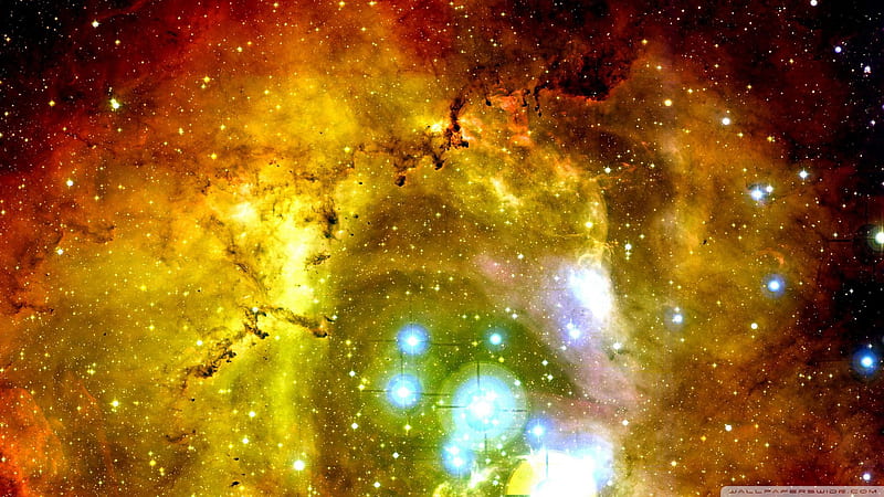 rosette nebula, stars, rosette, nebula, interstelar, clouds, galaxies, HD wallpaper