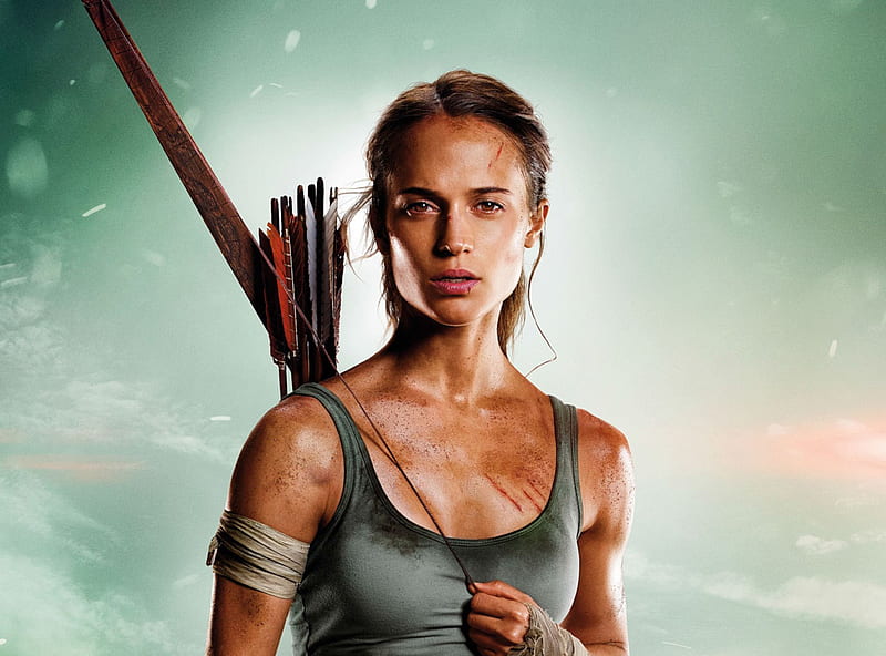Tomb Raider 2018 Alicia Vikander , tomb-raider-movie, tomb-raider, 2018-movies, alicia-vikander, lara-croft, HD wallpaper