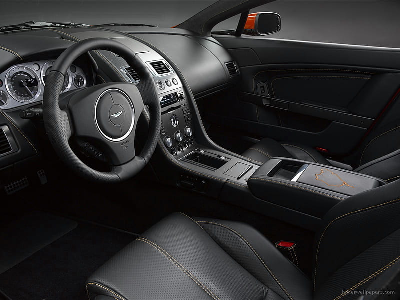 Aston Martin V8 Vantage N400 Interior, HD wallpaper