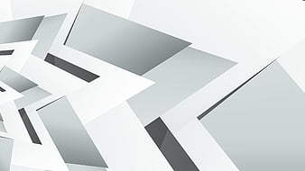 Plain White Abstract, HD wallpaper