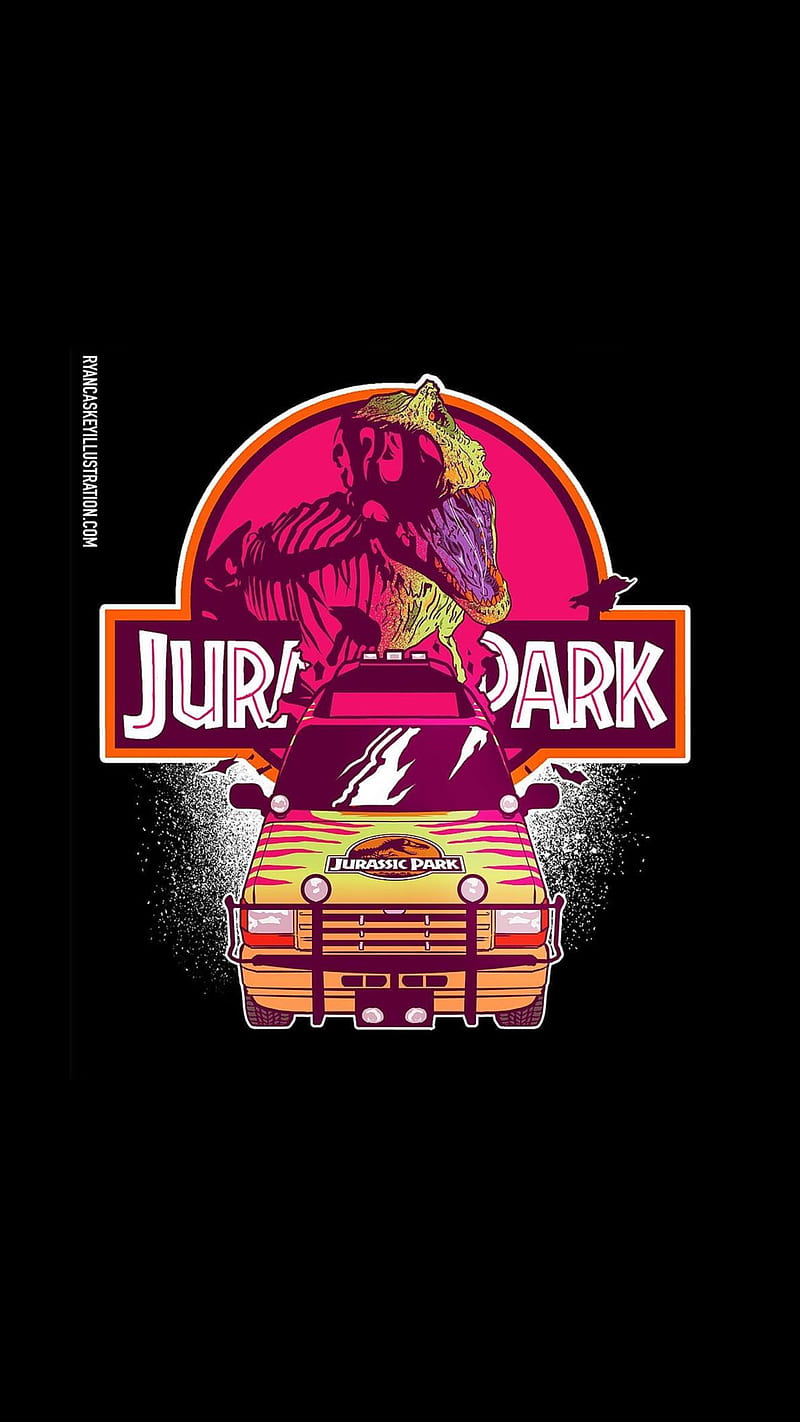 Jurassic Park, jurassicjeep, jurassicpark, trex, rexy, dino, dinosaur, jurassicworld, HD phone wallpaper